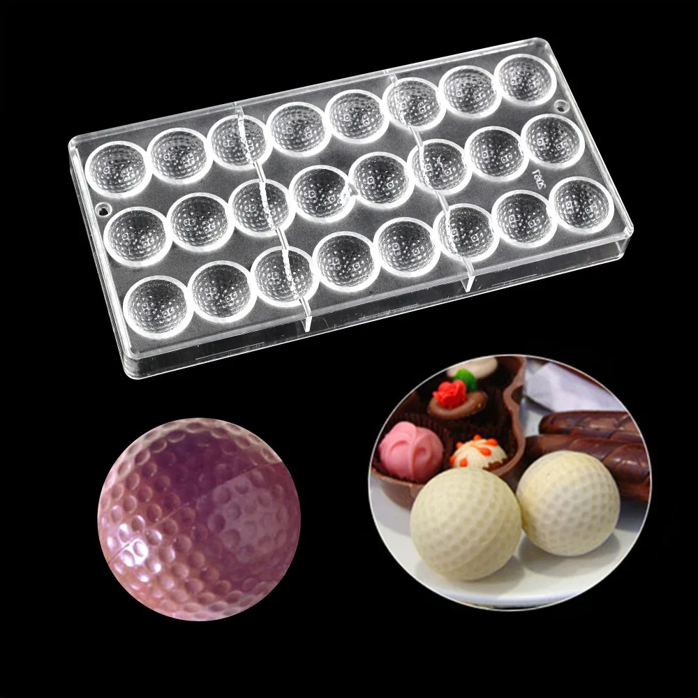 3D шаровая формочка для шоколадных конфет формы, поликарбонатные формы для шоколада торговля Кондитерские инструменты печь приспособление для выпечки сферические