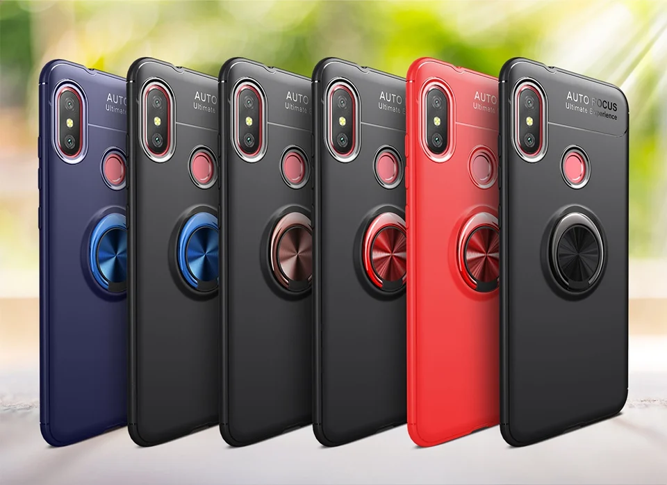 Case for Xiaomi Mi A2 Lite Coque Ring Car Holder Xiomi Mi A1 8 Max 3 Case for Xiaomi Redmi Note 5 Plus 4 4X 4A 6A S2 6 Pro Cover (16)