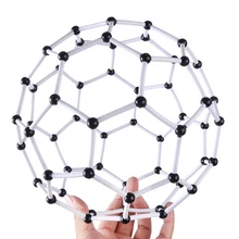 

Rowsfire 154Pcs/Lot Bulb Tube Type Carbon 60 Molecular Structure Model DIY Science Education Remote Science Tools For Kids Hot