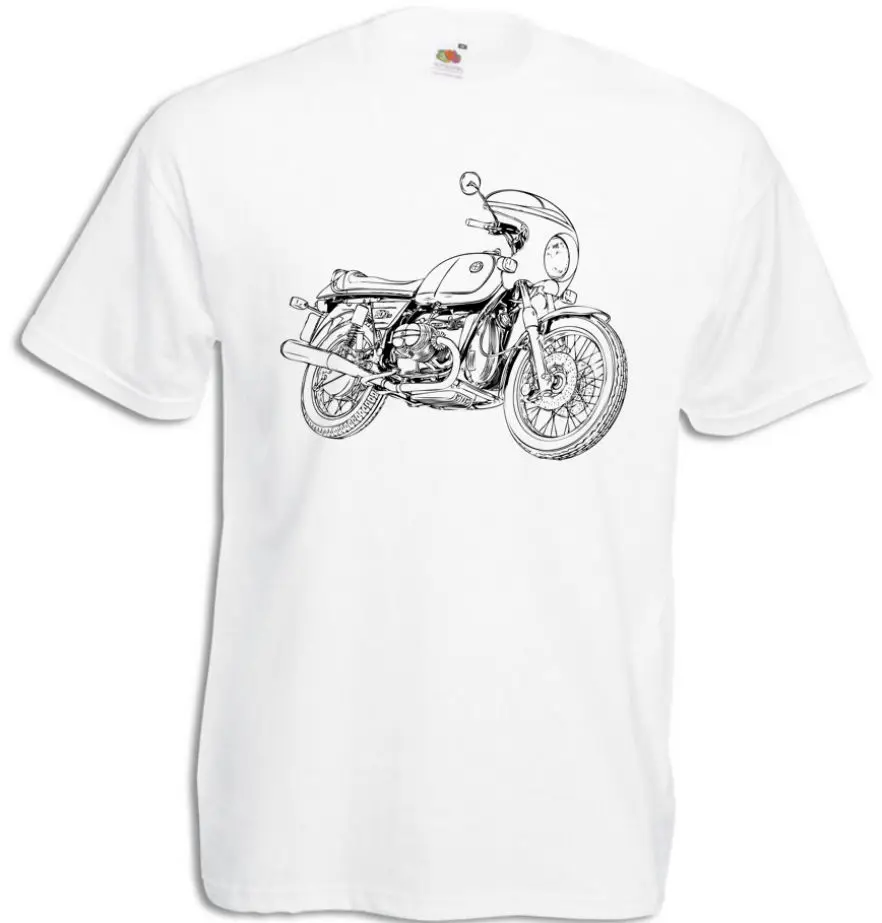 2019 модная R90S футболка с надписью mit Grafik R 90 S motorcyle Rally Motorrad Fahrer | Мужская одежда