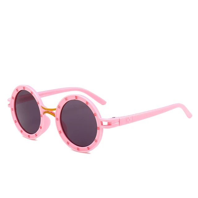 2018 de sol de marca para niños punk niños niñas gafas de sol montura de diamante de espejo - AliExpress