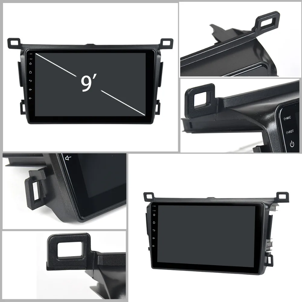  Car 1 din Android 9.0 multimedia player For Toyota RAV4 2013-2017 car radio Rav 4 stereo GPS naviga