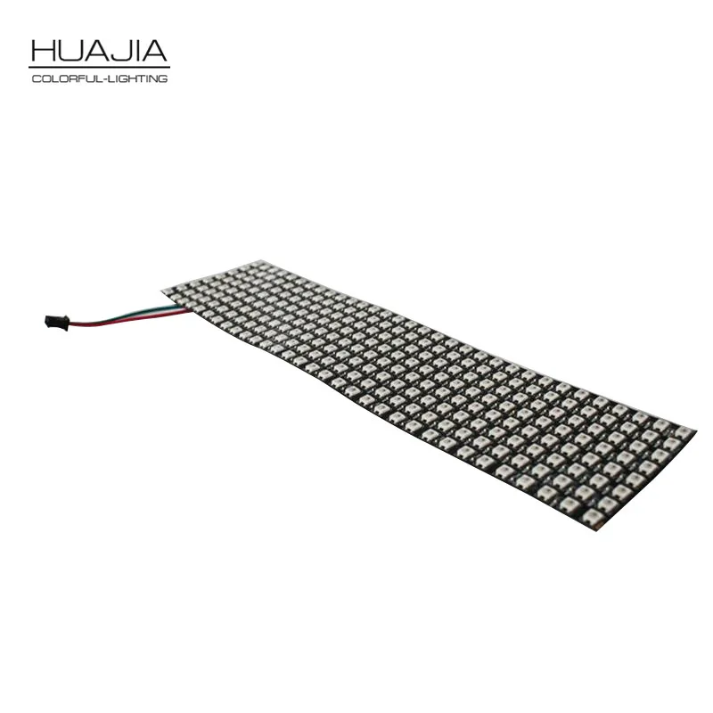 1 шт. 8*32 Led Ws2812b 256 пикселей дисплей Led матрица DC5V полноцветный Smd5050 Rgb экран свет Адресуемая Светодиодная панель