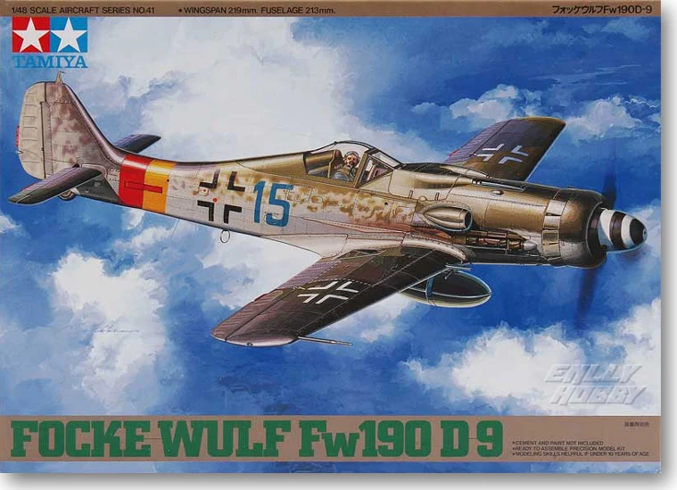TAMIYA 61037 FOCKE WULF FW190 A3 1/48 SCALE KIT | Игрушки и хобби