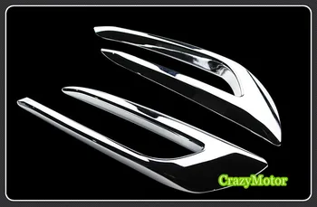 

For Vauxhall Opel Mokka 2016 2017 ABS Chrome Front Fog Light lamp Garnish Surround Trim (Not fit with light type !!)