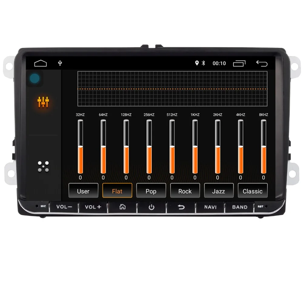 Best Hot 9"vw android 9.0 car dvd gps navigation for Volkswagen GOLF5 Golf6 POLO PASSAT B5 B6 JETTA TIGUAN radio steering wheel BT 10