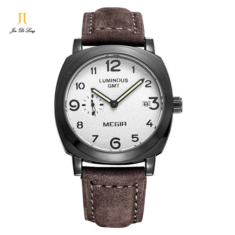 

2 *#New Brand Fashion Sports Watches Couple Watches and Clocks Date Hours Male Students Quartz Watch Retro Belt Gift