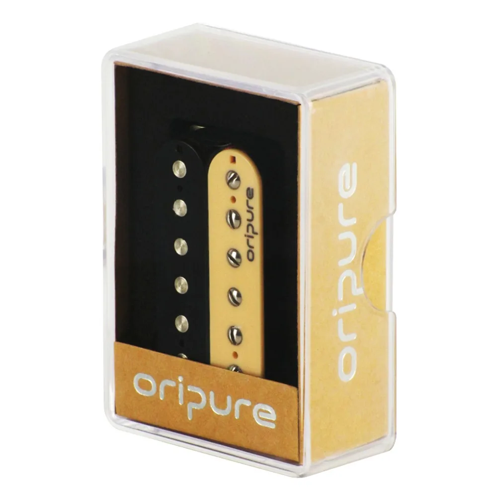 OriPure Винтаж Alnico 2 двойная катушка хамбакер звукосниматель мостовой электрогитары пикап Зебра цвет, сильный и мощный звук