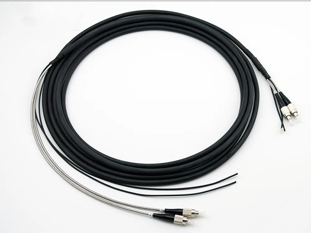 FirstFiber FC UPC SM CPRI открытый двухъядерный патч кабель FTTA корд G652 станция LSZH 25 м 50 100 200