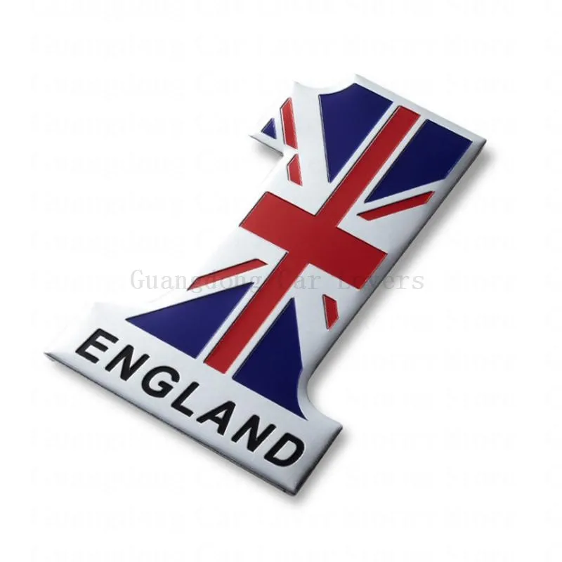 

Number One Shape Styling United kingdom UK England National Flag Great Britain Car Stickers Automobile Motorcycle Accessories