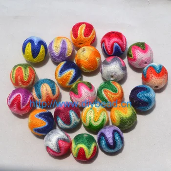 

Supply DIY Fashion Jewelry Accessory,New style,Wire Beads,20MM Round Beads,Mix Color Gradient