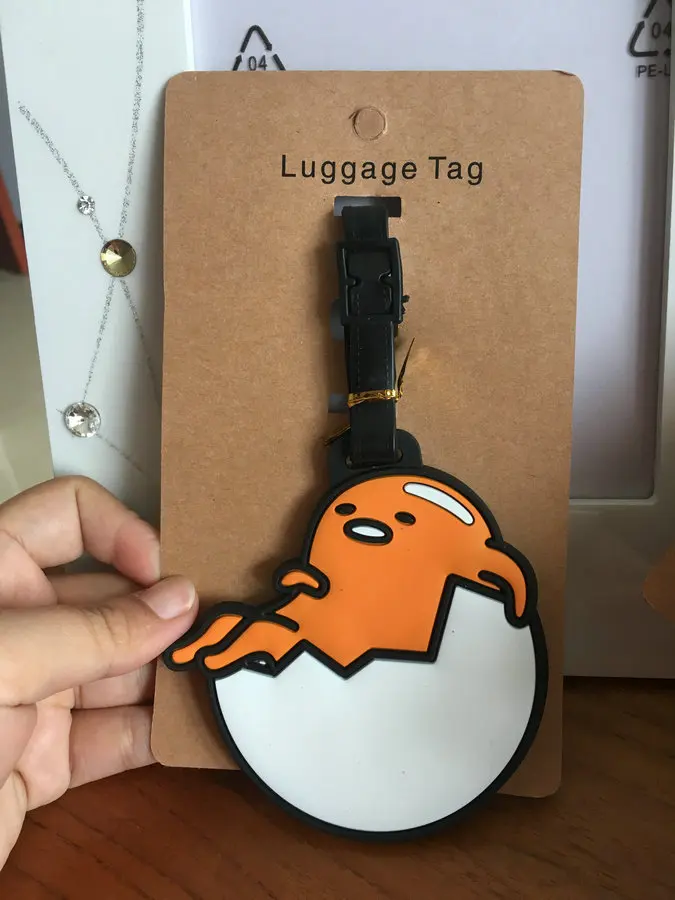 Handmade PVC Cartoon Cute Luggage Tag Doraemon Travel Accessories Suitcase ID Address Holder Baggage Boarding Tag Portable Label