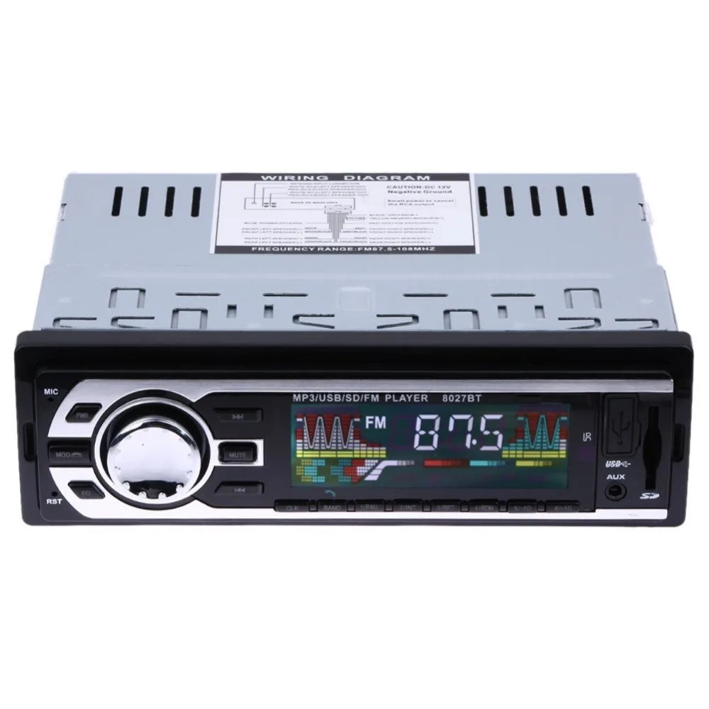 TDA7388 Car MP3 player vehicle Stereo Audio FM Receiver In-dash Single Din Aux Input Receiver USB MMC WMA Radio Player