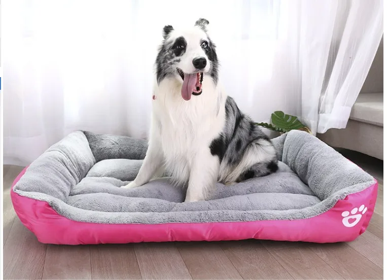 

Pet Dog Bed Warming Dog House Soft Material Nest Dog Baskets Fall And Winter Warm Kennel For Cat Puppy Plus Size Drop Shipping