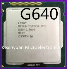 Intel Pentium G640 Dual-Core 3M Cache 2.80GHz LGA 1155 TDP 65W SR059 Processor desktop CPU working 100%