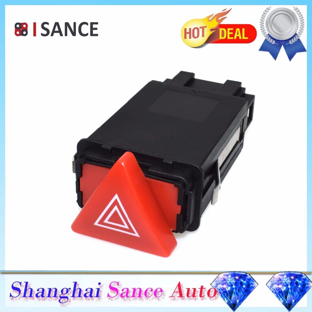 ISANCE 10pins Emergency Hazard Flasher Warning Light Switch Warnblinker