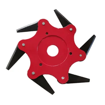 

6 Steel Razor Trimmer Head Cutter Garden Grass Tool Replacement For Lawn Mower Support Wholesale Tools Parts
