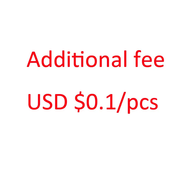 Additional Pay or Extra Fee for your Order as discussed Extra Fees