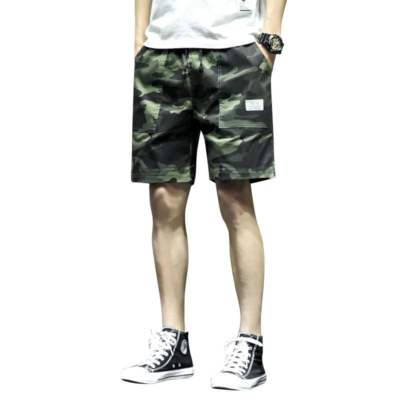 VOGUELEO мужские крутые камуфляжные летние Лидер продаж хлопковые повседневные короткие штанишки для мальчиков бегунов удобные мужские шорты