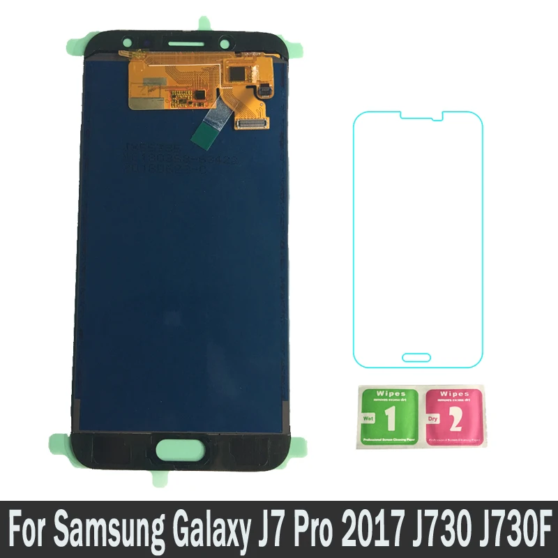 

100% New LCDs For Samsung Galaxy J7 Pro 2017 J730 J730F Display Touch Screen Digitizer Assembly Can Adjust Brightness