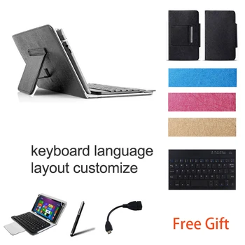 

10.1 inch UNIVERSAL Wireless Bluetooth Keyboard Case for Digma Optima 1103M Keyboard Language Layout Customize