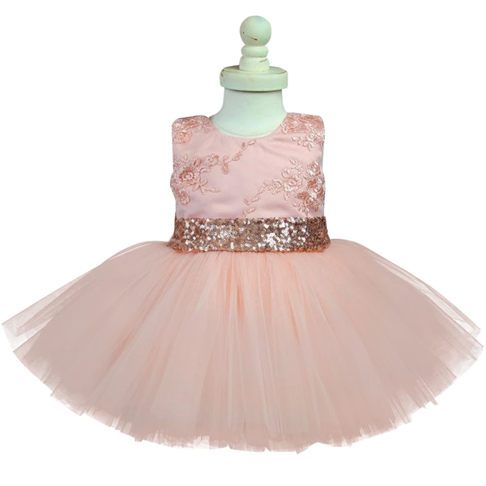 Маленькая для маленьких девочек одежда для детей платье принцессы для девочек бальное, свадебное платье-пачка вечерние платье Дети нарядное платье От 1 до 5 лет - Цвет: As Photo
