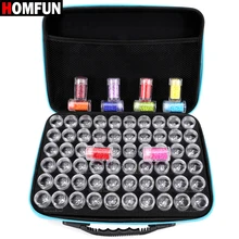 HOMFUN 60 Bottles Diamond Painting Box font b Tool b font Container Storage Box Carry font