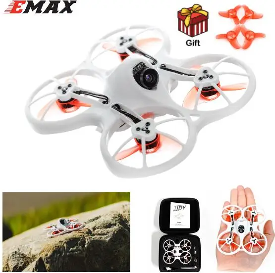 

Emax Tinyhawk 75mm F4 Tinyhawk75 Magnum Mini 5.8G FPV Racing With Camera RC Drone 2~3S BNF two pairs free extra 40mm propellers
