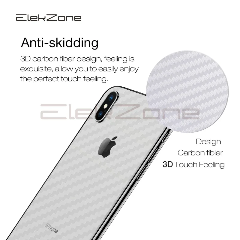 5 шт./лот для iPhone 6 7 8 Plus X SE 3D протектор экрана из углеродного волокна xs MAX xr задняя