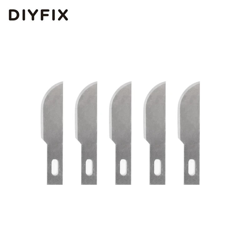 DIYFIX 5 шт. 10 # Сталь лезвия для гравировки Craft Скульптура Ножи скальпель режущего инструмента резьба по дереву инструменты мобильного