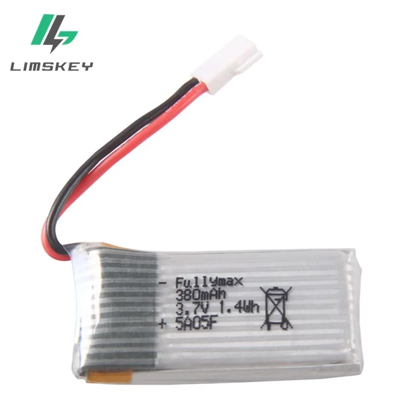 5 шт./лот супер качество 3,7 В 380 мАч LiPO Батарея для Hubsan X4 (H107C, H107D, H107L) 4 канала 2,4 ГГц Радиоуправляемый квадрокоптер