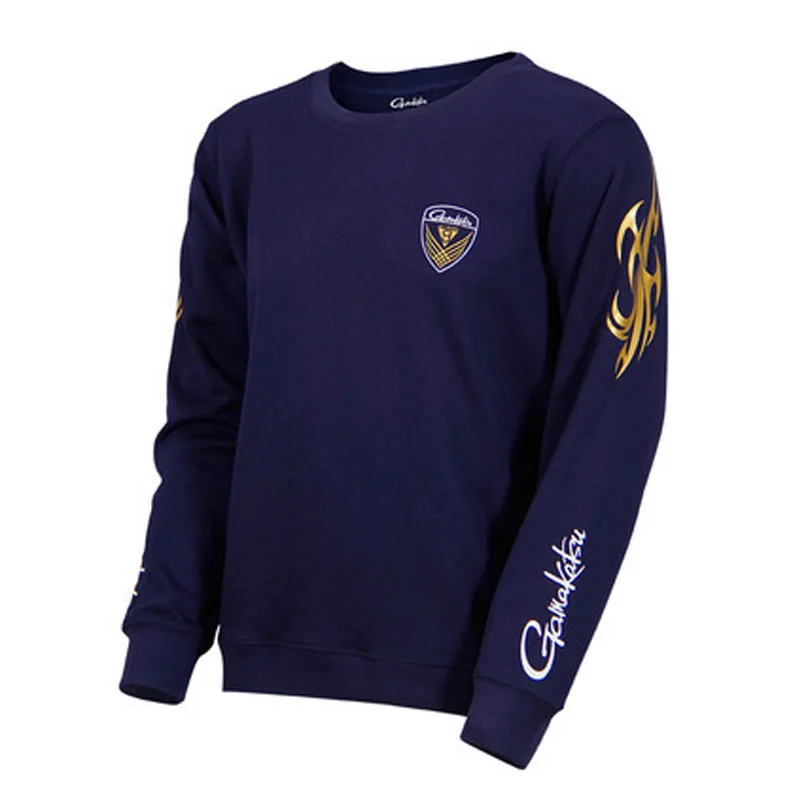 

Autumn Winter Men Fishing Clothing 2018 New Outdoor Round Neck Style Fishing Sweater Cotton Warm Long Sleeve Fishing Clothes