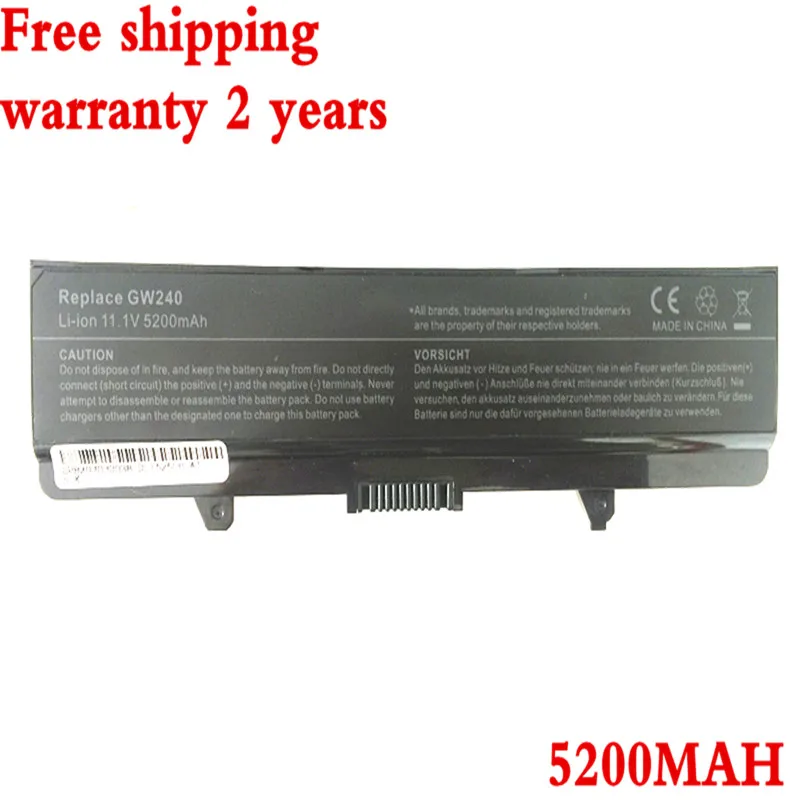 Сменный аккумулятор для ноутбука Dell Inspiron 1525 1526 1545 1440 1750 312-0625 C601H D608H GW240 XR693 M911G GP952 |