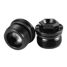 Анодированная вилка винтовая крышка для черная трубка мотоциклетная для Harley Sportster 1200 883 1987- Fxr 1991-2005 Fxdl