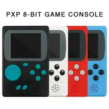 PXP 8-битный Ретро видео Игровая приставка PVP270 PVP3000 Ручной игровой автомат с 198 футболки с принтами на тему классических игр для детей и взрослых Портативный