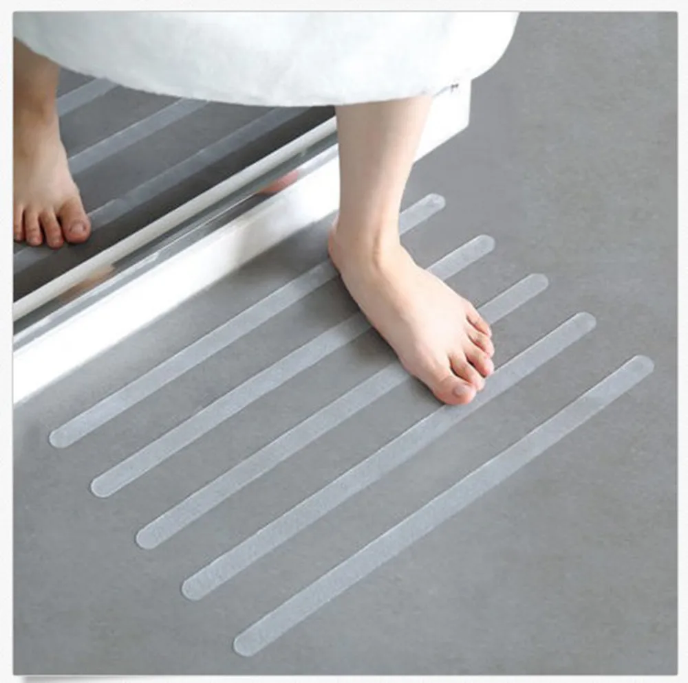 

12Pcs/6pcs Anti Slip Bath Grip Stickers Non Slip Shower Strips Stick Flooring Home Safety Tools Bathing Bathroom Accessories