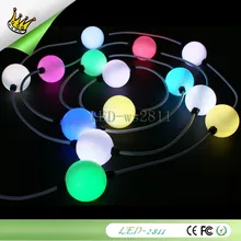 100 шт. 50 мм полноцветный светодиодный модуль с шариками DC12V двухсторонний 5050 RGB+ WS2811 IC 6 шт. светодиодный s чип 360 градусов светодиодный шнур