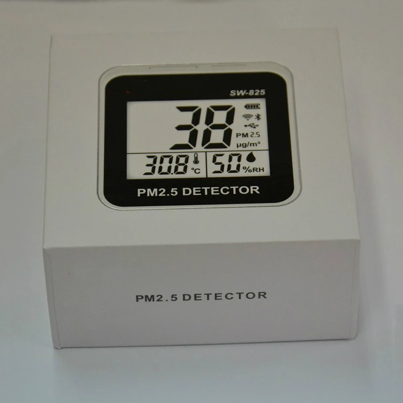 Air Quality PM2.5 Detector air Detector PM 2.5 Monitor with Battery Air Quality Analyzer Air Tester Protection Air Gas Detector (13)