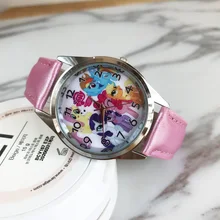 Cartoon My Little Pony animancy New Trendy Cute Pony Girl Boy Child Watch Sports Jelly Watch Polaroid Hot Quartz Watch Gift