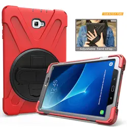 Противоударный защитное устройство для детей чехол для Samsung Galaxy Tab A A6 10,1 T580 T585 T580N T585N Heavy Duty Силиконовый Футляр обложка + стилус