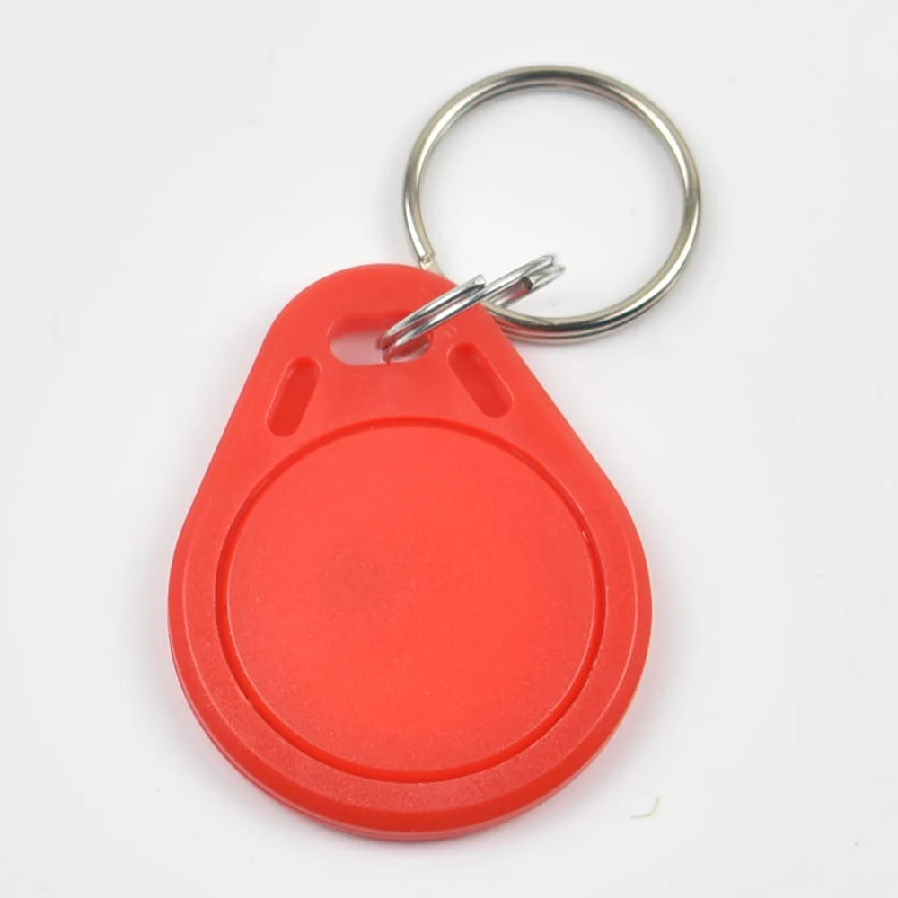 10Pcs/Lot EM4305 T5577 Copy Rewritable Writable ID Keyfobs RFID Tag Key Ring Card 125KHZ Proximity Token Access Duplicate