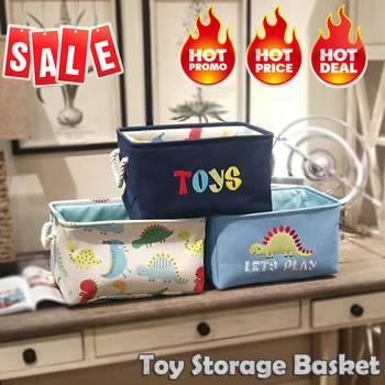 

Cute Cartoon Storage Bin Closet Toy Box Container Organizer Fabric Bag Basket Toy Storage Organizer