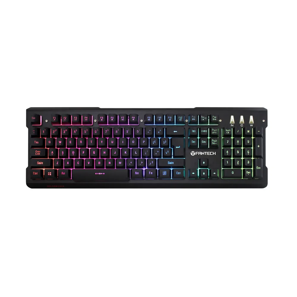 

FANTECH K612 Professional Wired Backlight Game Waterproof Keyboard Gaming Keyboard Teclado Gamer Floating LED Backlit #T09