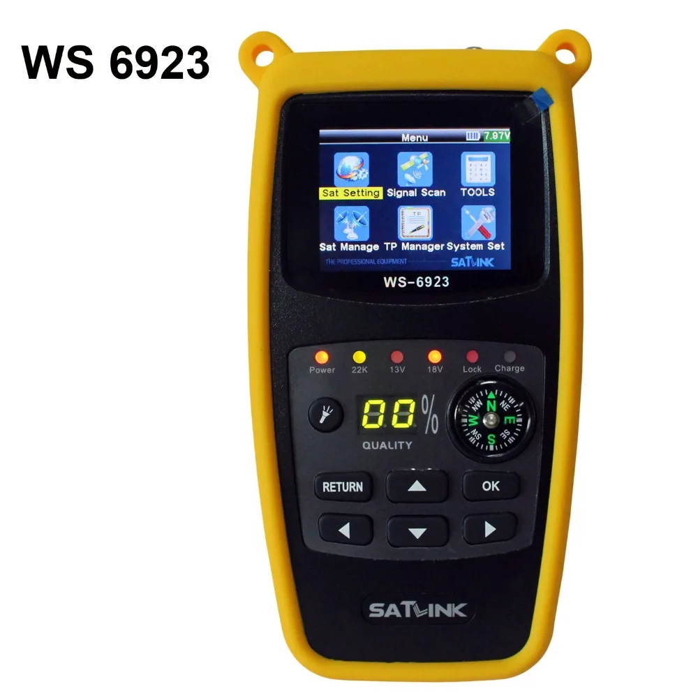 

ANEWKODI 2.1" Satlink Hi-Quality DVB-S WS-6923 Digital Satellite Finder Meter WS 6923 Satellite Receiver WS6923 free