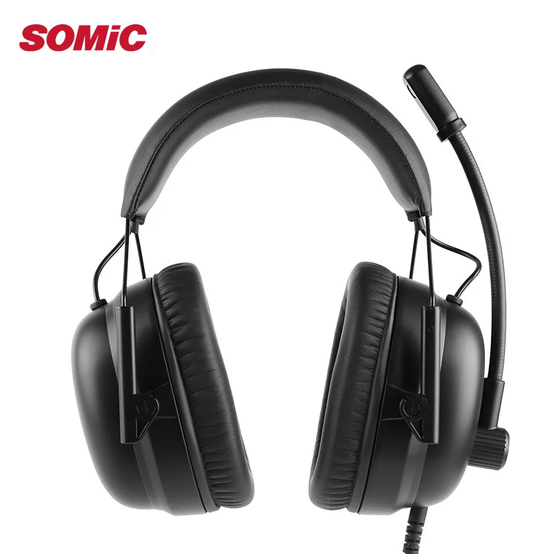 Проводные Игровые наушники SOMIC G936 с USB 7 1 Виртуальная гарнитура микрофоном для ПК