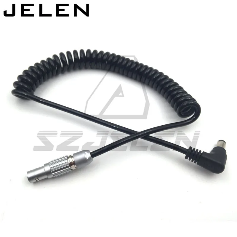 

Connector 0b 2pin 12V power to Right Angle DC 5.5x2.5mm Cable for DSLR Rig Power V-Mount Anton ,Monitor power cable