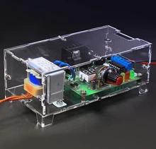 LM317 регулируемый напряжения питания платы комплект питания постоянного тока Training Kit DIY производится электронных компонентов