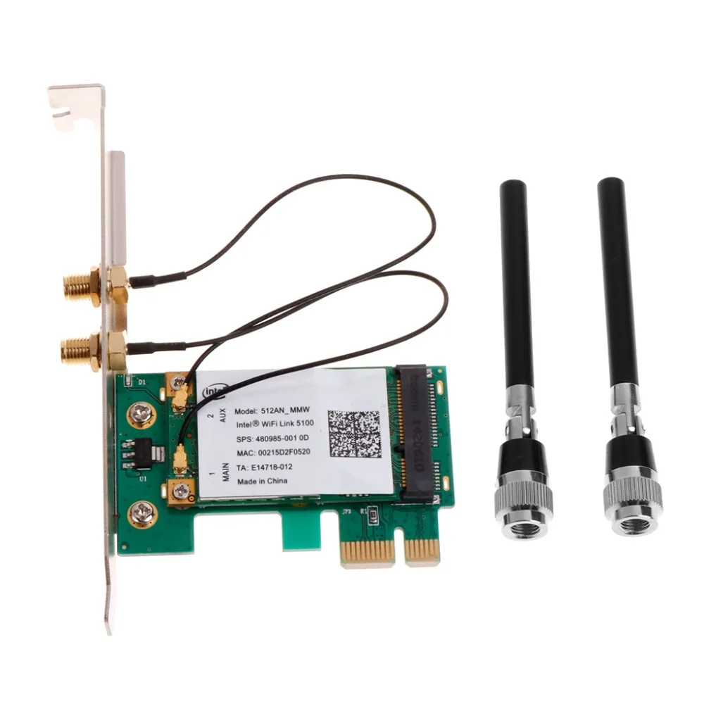 300 м 2,4/5 ГГц PCI-E X1 X16 компьютер Dual Band Беспроводной Desktop WiFi WLAN карта C26