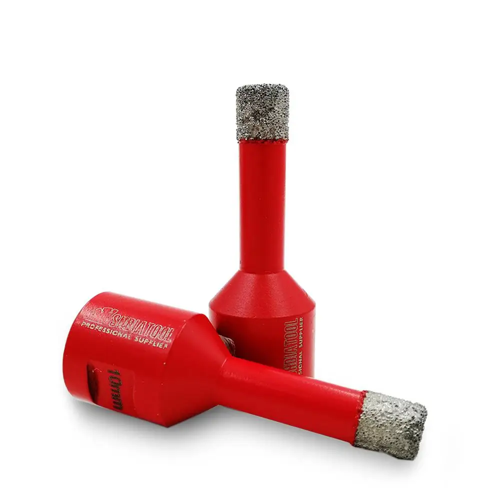 DT-DIATOOL Fresa de Diamante 10mm Broca Soldada Al Vac/ío para Agrandar Agujeros en Azulejo Porcelana M/ármol Cer/ámica Granito
