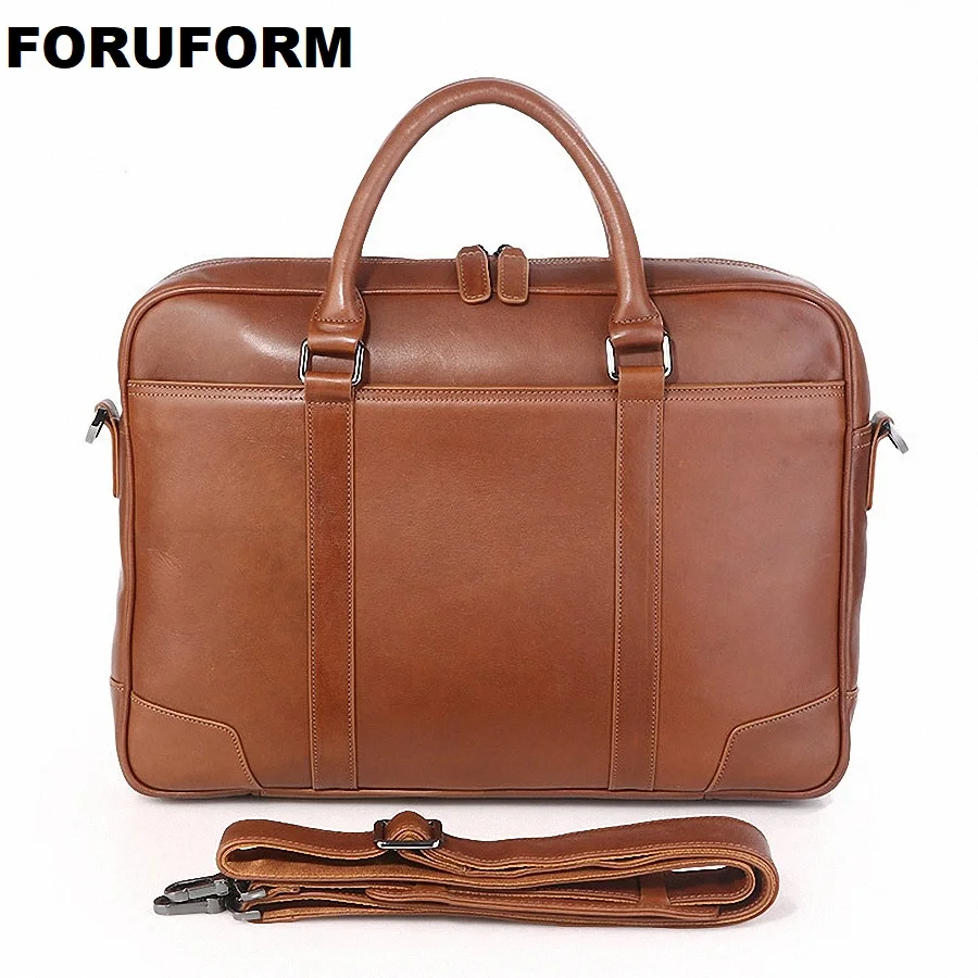 حقيقية الجلود الرجال أكياس حقيبة الأعمال 15 بوصة laptoptote حقيبة الرجل عبر الجسم أكياس رسول men'stravel LI-1507